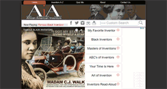 Desktop Screenshot of african-americaninventors.org